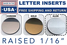 Silver Alum Plastic Letters Nissan Titan Front Grill Hood 2020 2021 2022 2023 24