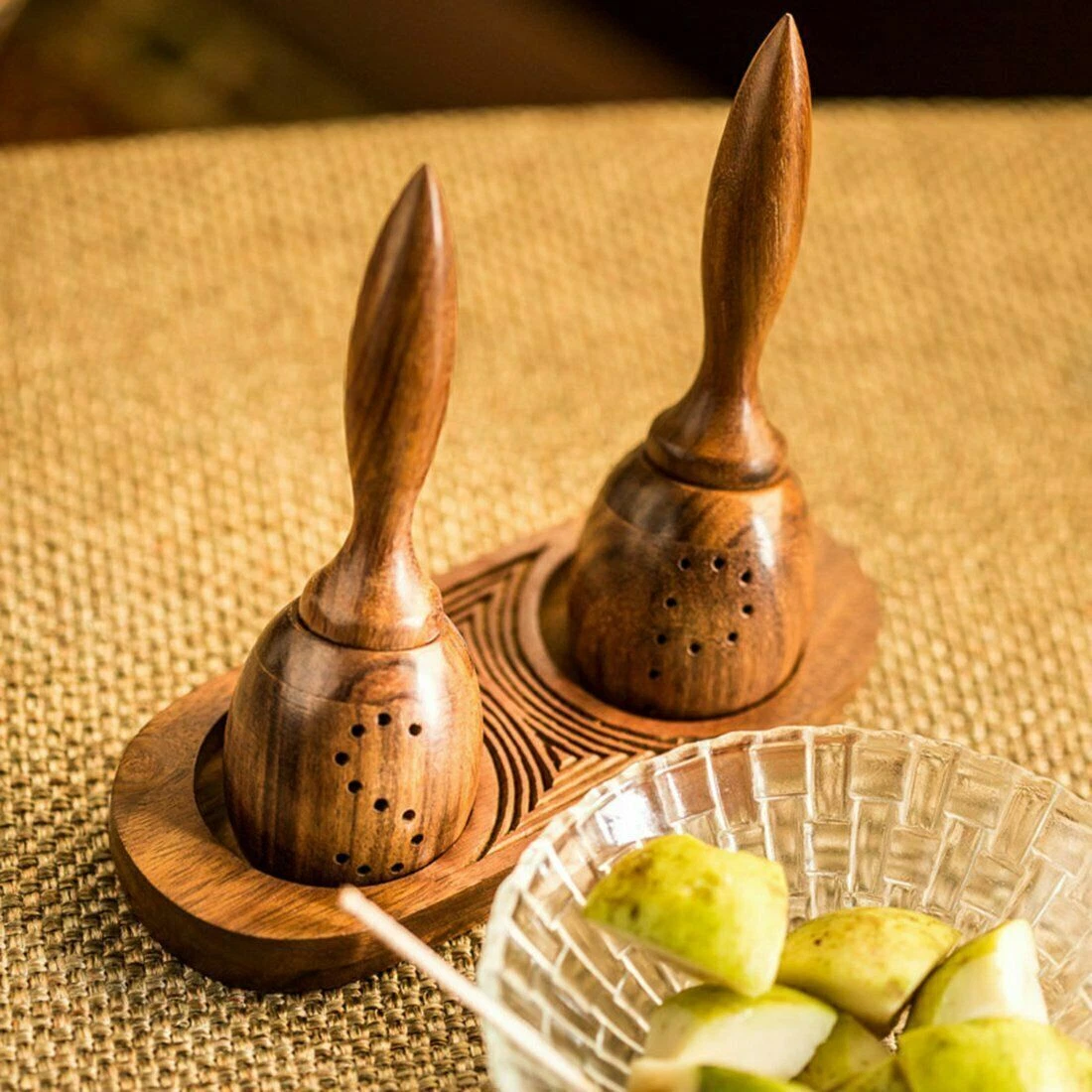 Dining table best sale salt and pepper