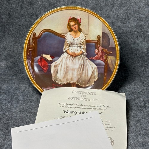 NORMAN ROCKWELL's Rediscovered Women - Lot of 6 - Knowles - 8.5" Plate Set - Picture 13 of 14