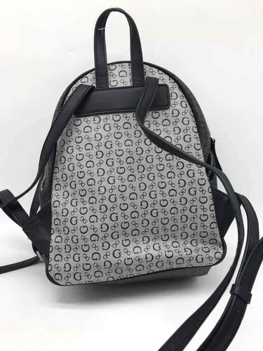 Pre-Owned Guess Grey Monogram Backpack Backpack - Picture 2 of 6