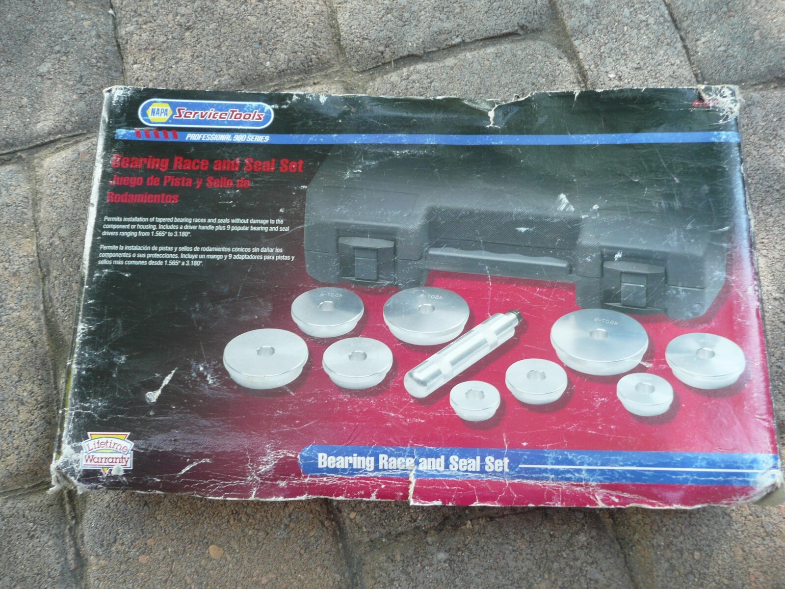 NICE! Napa 41630 Bearing Race and Seal Service Tool Driver  10 Piece Set Kit