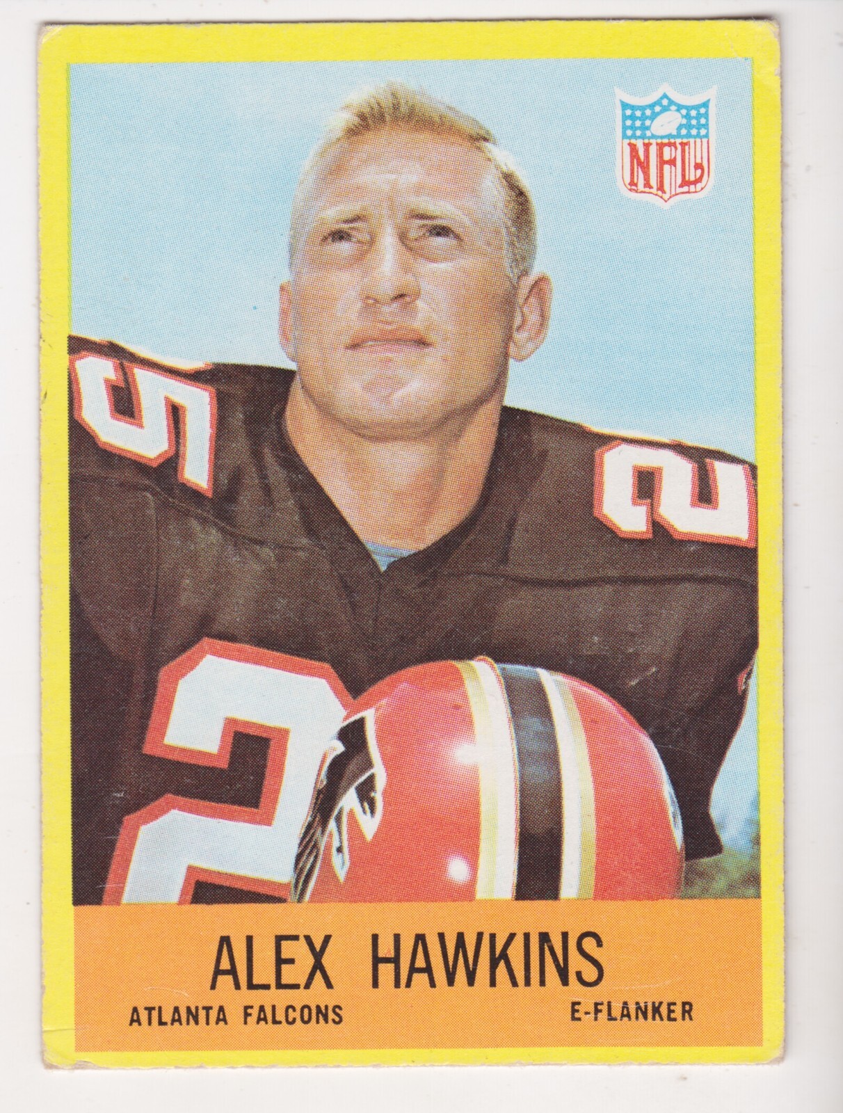 Low Starting Bid 1967 PHILADELPHIA #3 ALEX HAWKINS--FALCONS/ SOUTH CAROLINA