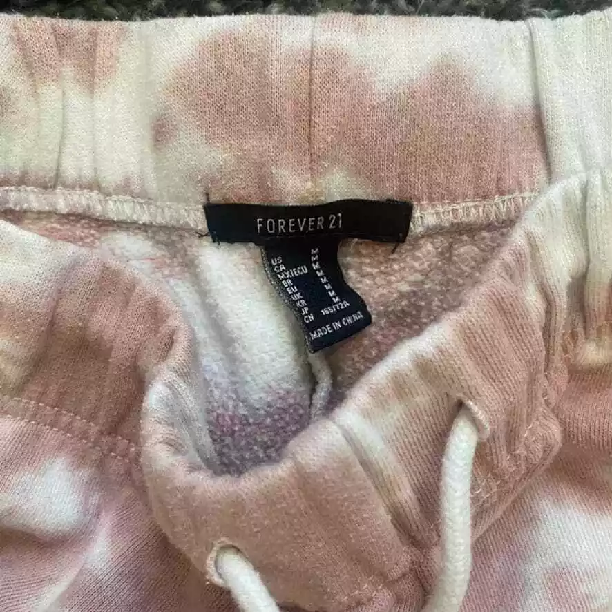 Tie dye cheap sweatpants forever 21