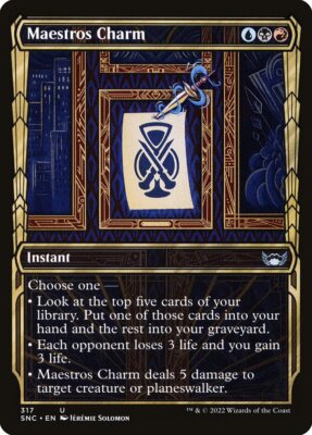 Magic the Gathering (mtg): SNC: Maestros Charm - Foil - Showcase