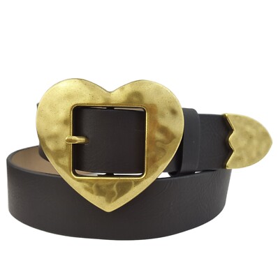 Vintage Love Heart Buckle Belt | eBay