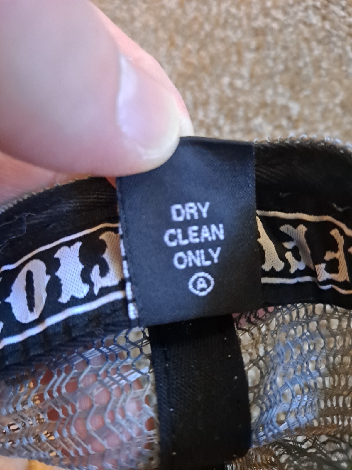 Affliction Hat Flag Patch Mesh Snapback Black Gray - image 11