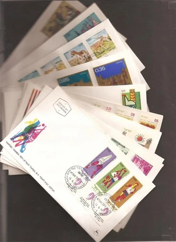 Israel 1971  FDC First Day Covers Set Complete Year