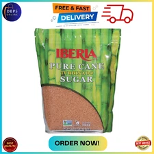 Pure Cane Turbinado Raw Sugar, 32 Oz.