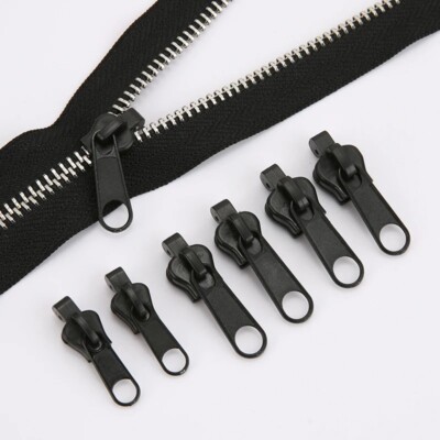 6 Stück Reißverschluss Reparatur Set Universal ZipperFix Kleidung Taschen