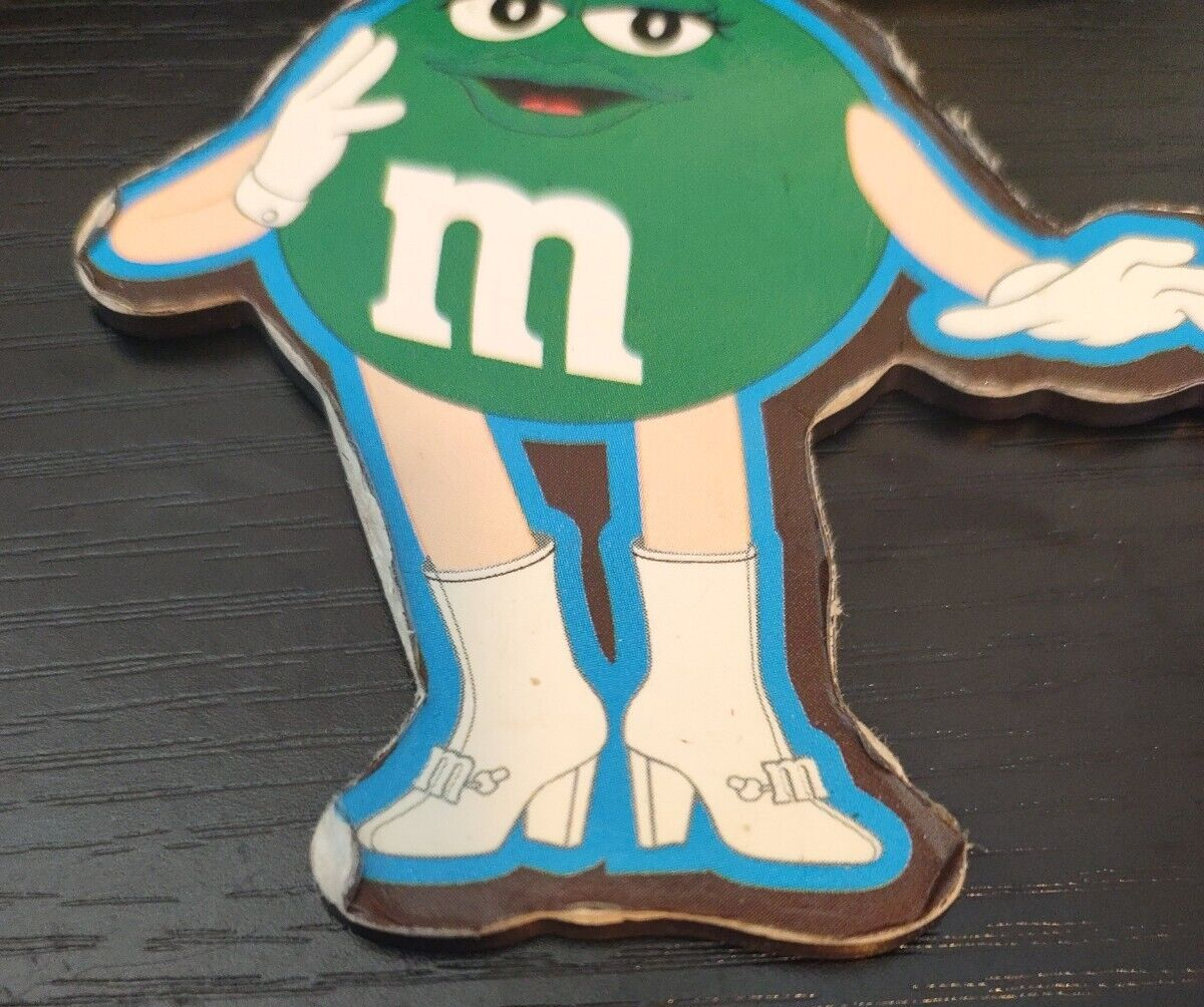Green M & M Magnet M&M 