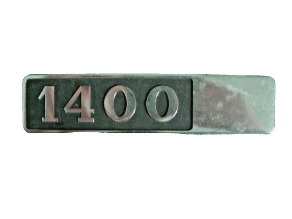 Emblem / Badge Lancia Beta 1400 ca. 15 x 3,5 cm Metall - Bild 1 von 1