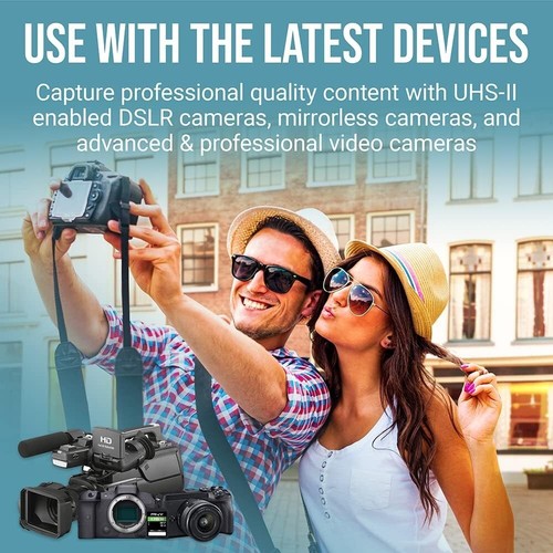 512GB EliteX SD Card with V60 Speed: Perfect for 4K UHD & Full HD Video Capture - Picture 8 of 10