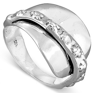 Sterling silver wide band rings for women plain walmart chicago