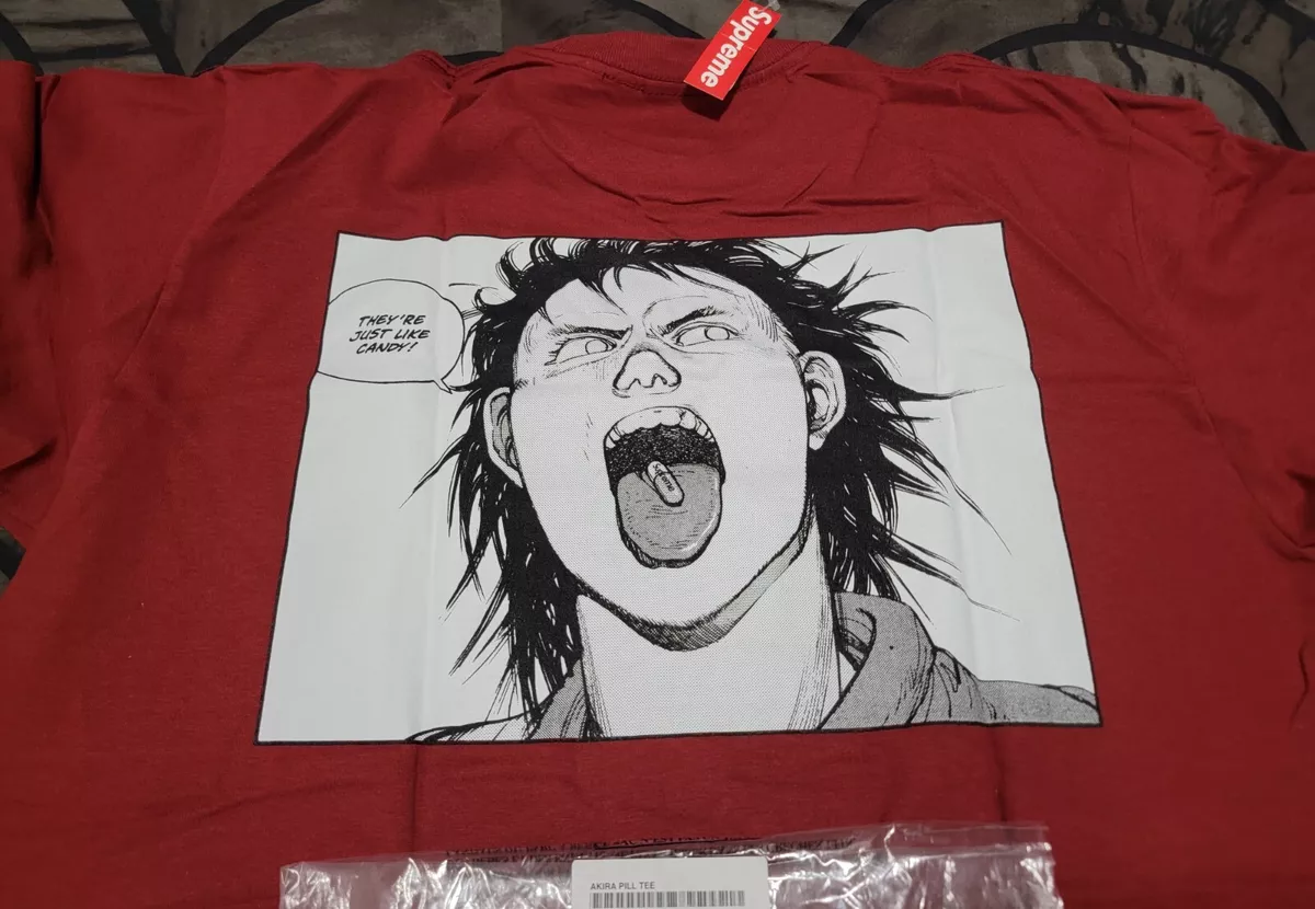 メンズ正規品 supreme akira pill 白