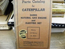 Cat Caterpillar 3400g Natural Gas Engine Electric Set Parts Manual 3r1501-up