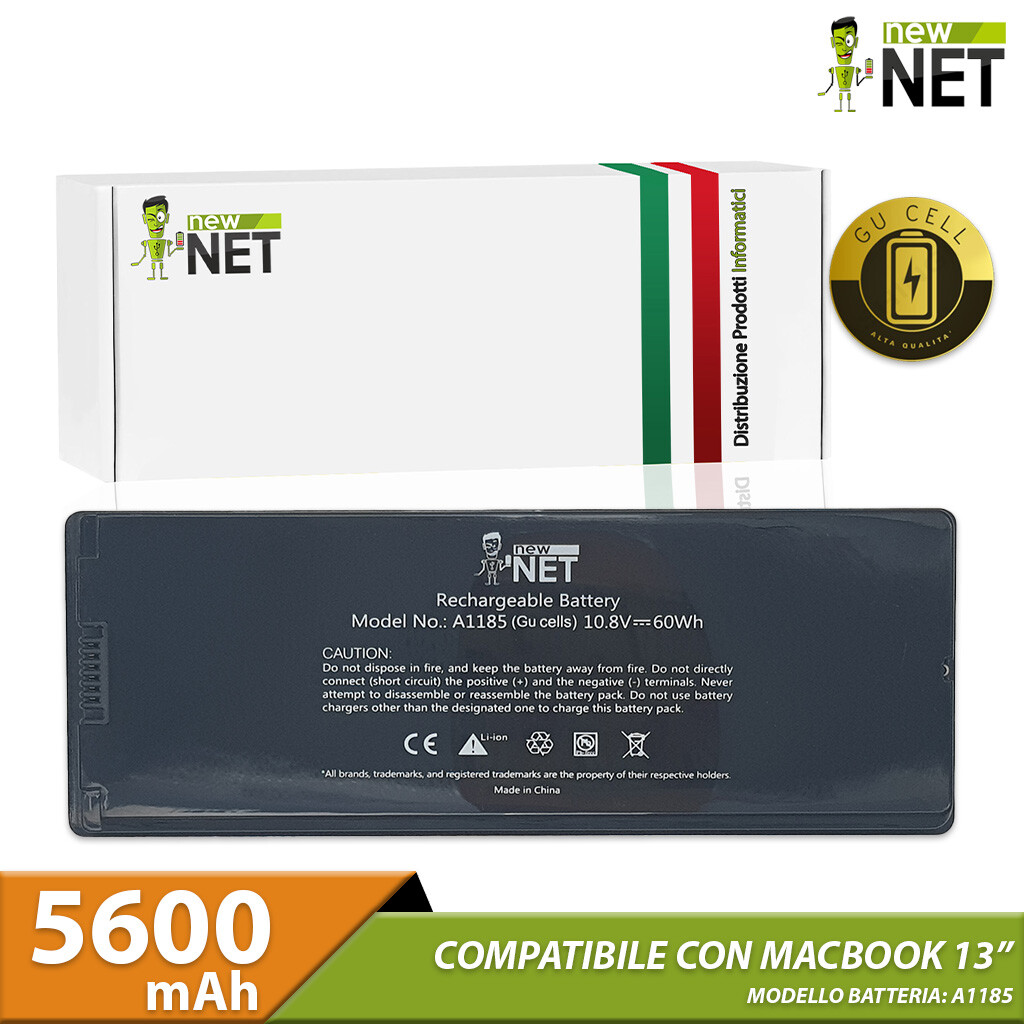 Batteria MacBook 13 A1185 MA566 10.8V - Scelta Eco-Friendly