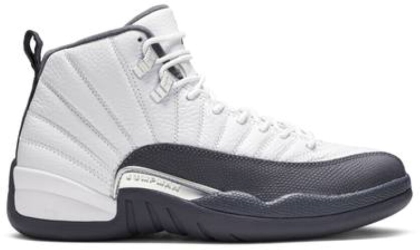 Air Jordan XII 12 Retro White /Gym Red Dark Grey leather