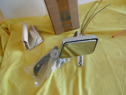 NOS 1963 Ford  Remote Rear View LH Mirror C3AZ-17696-A