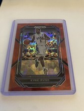 Kyrie Irving 2023 Panini Prizm Draft Picks Red Cracked Ice Refractor Prizm #72