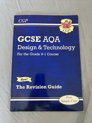 GCSE AQA Design & Technology For the Grade 9-1 Course- Revision Guide. Free post