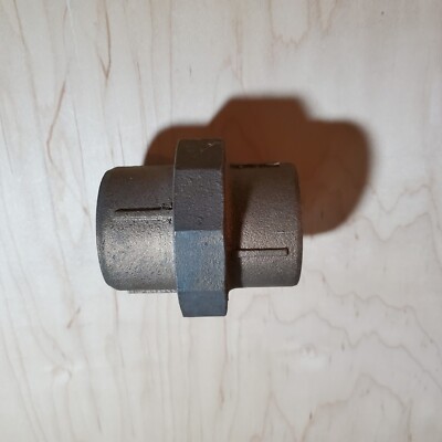 Toyo Brass Pipe Union Connector Coupling 3 1/2''  Length, Pipe  2'' ID X 2 1/4'' OD