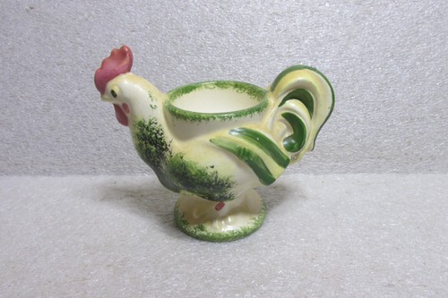VINTAGE PORCELAIN HAND PAINTED HARD BOILED EGG, BREAKFAST EGG CUP