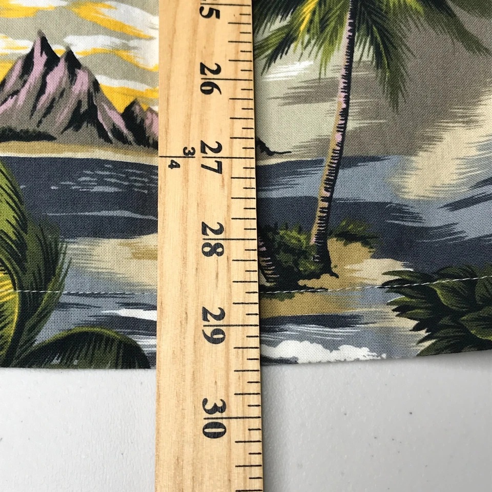 VINTAGE Aloha Republic Mens Shirt Large Brown Hawaiian Short Sleeve Button USA - Image 4 of 4