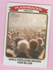 2023 Topps Heritage News Flashbacks #NF-2 World Population (EW300)