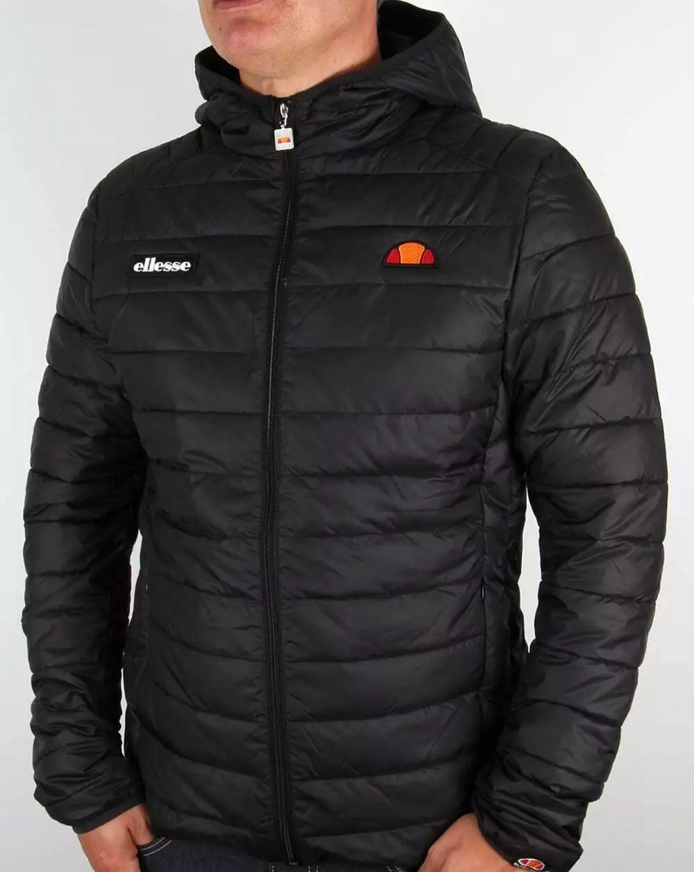 Ellesse lombardy jacket black hotsell