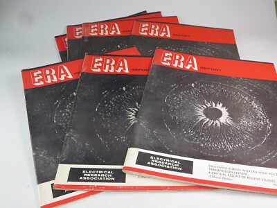 VINTAGE SCIENTIFIC COLLECTABLE Electrical Research Association Reports Selection