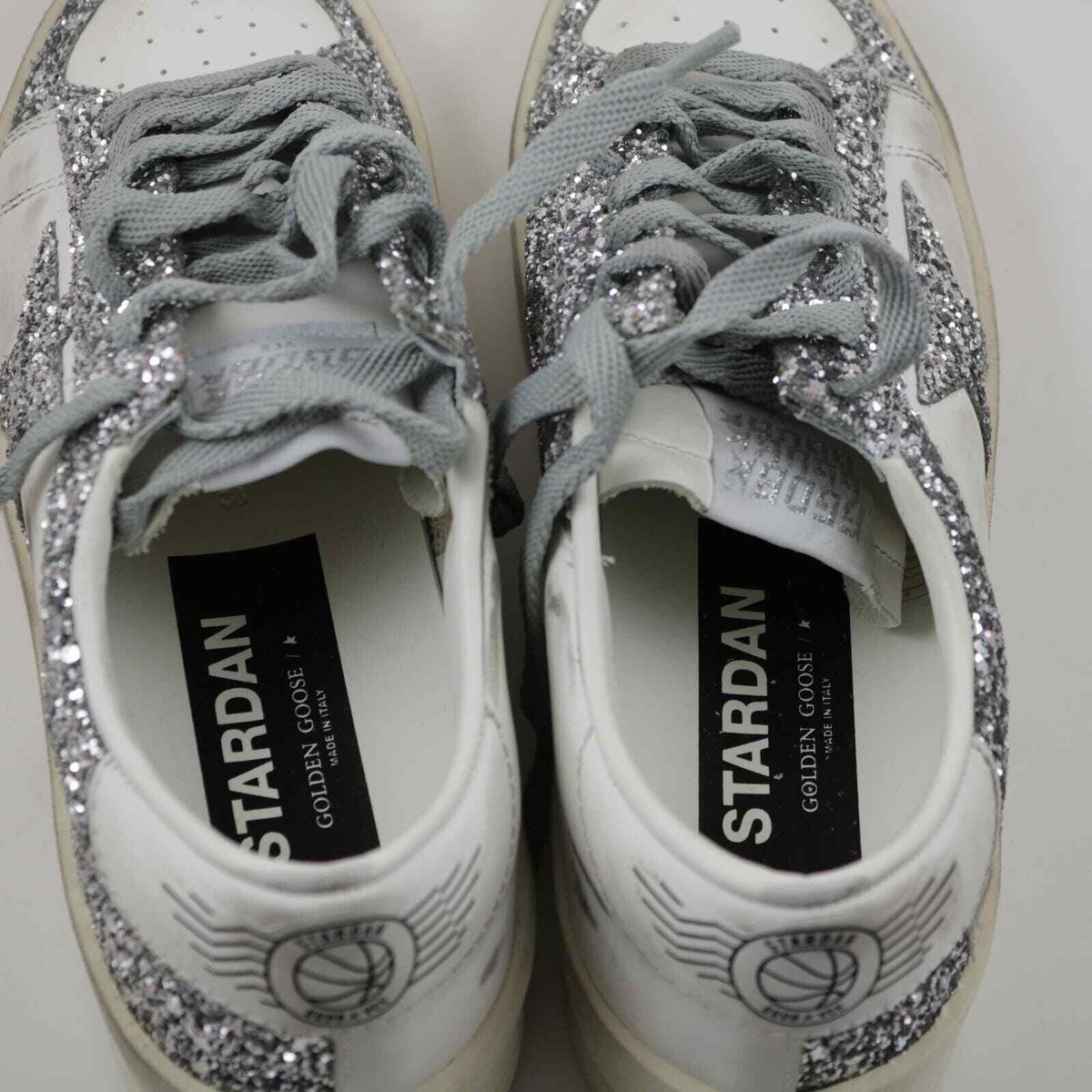 Golden Goose Deluxe Brand Stardan Sparkle Sneakers Size 36 6