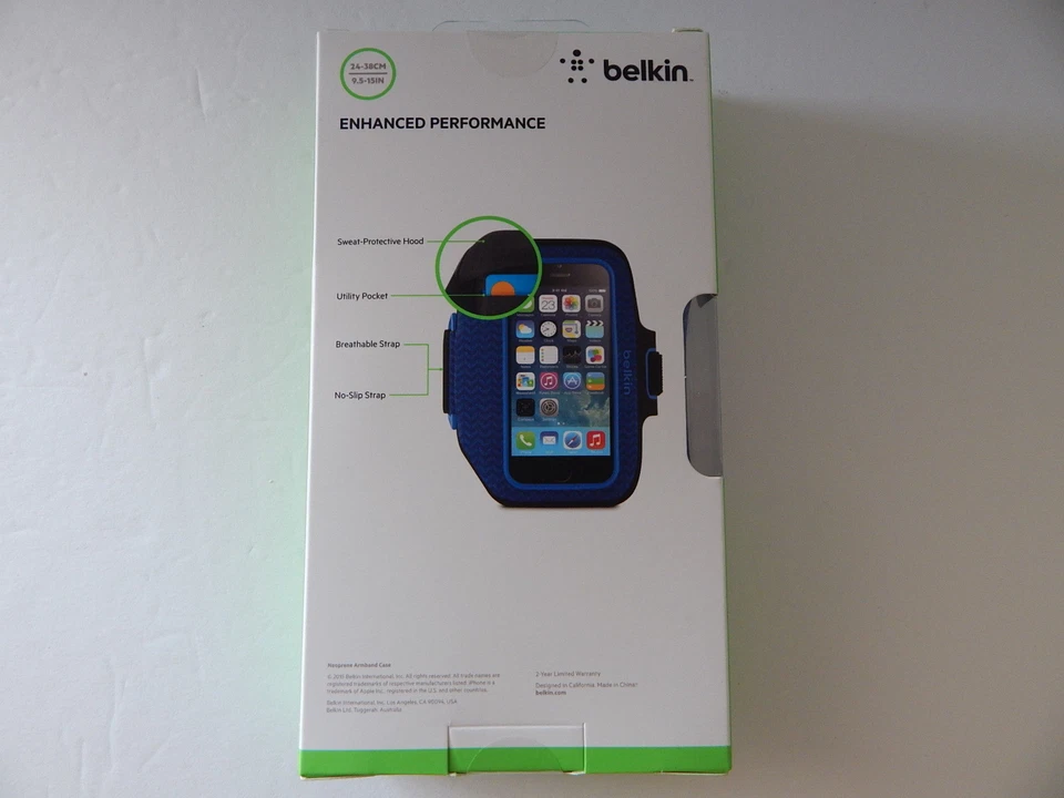 Belkin Slim-Fit Plus Armband for iPhone 6 iPhone 6S Arrow Blue New - Image 2 of 4
