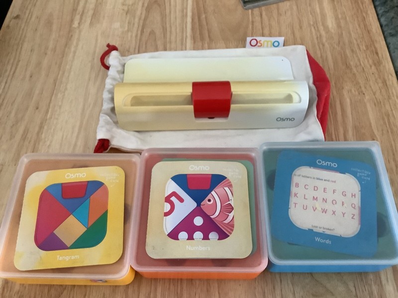 Osmo Genius Starter Kit Educational Ipad Game Bag Base Words Numbers Tangram