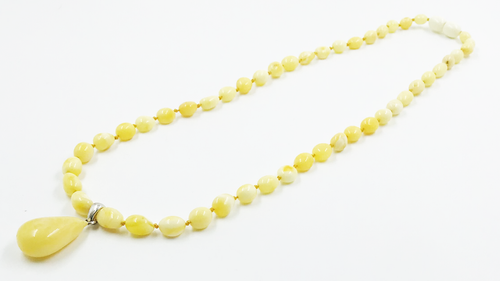 Natural Baltic Amber Necklace With Amber Pendant Amber Jewelry for women - Picture 4 of 7