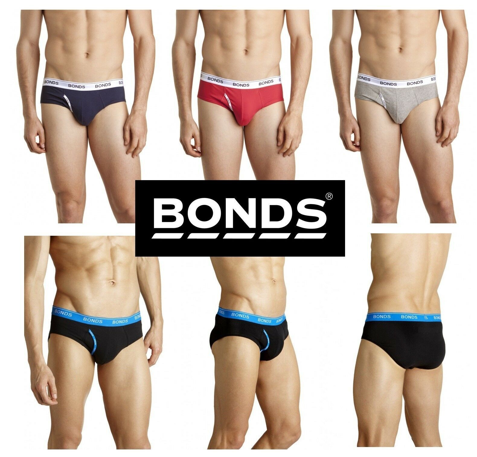 Sous-vêtements Homme Bonds - Boxers/Trunks - Lot De 5, 6, 10 Ou 20 - Coton/Élasthanne - Neuf Avec Étiquettes