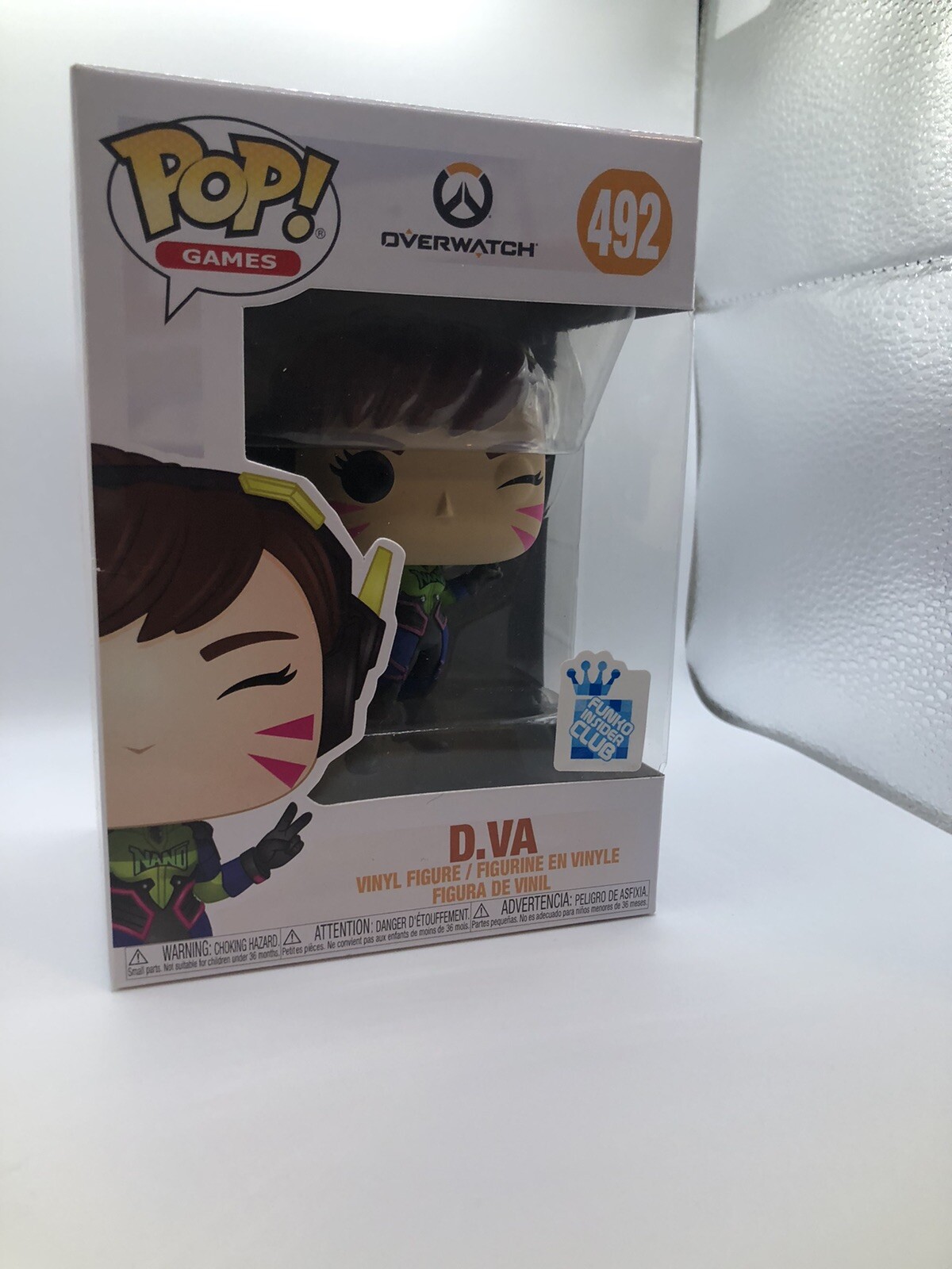 Funko Pop! Games Overwatch D.va #492 Funko Insider Club New In Box