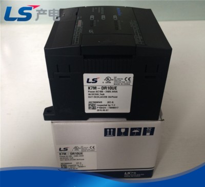 One New LS K7M-DR10UE K7MDR10UE PLC Controller Expedited Shipping