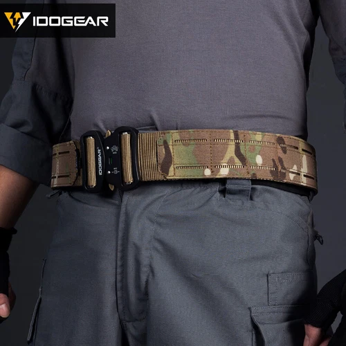 IDOGEAR 2" Taktischer Gürtel Schnellspanner Metallschnalle Laser MOLLE Herren Gürtel tarnfarben - Bild 4 von 21