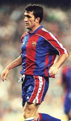 94/95 バルセロナ　ハジ　kappaオフィシャル　当時物ユニフォーム Hagi Barcelona 94/95 Official Kappa Jersey Authentic Vintage
