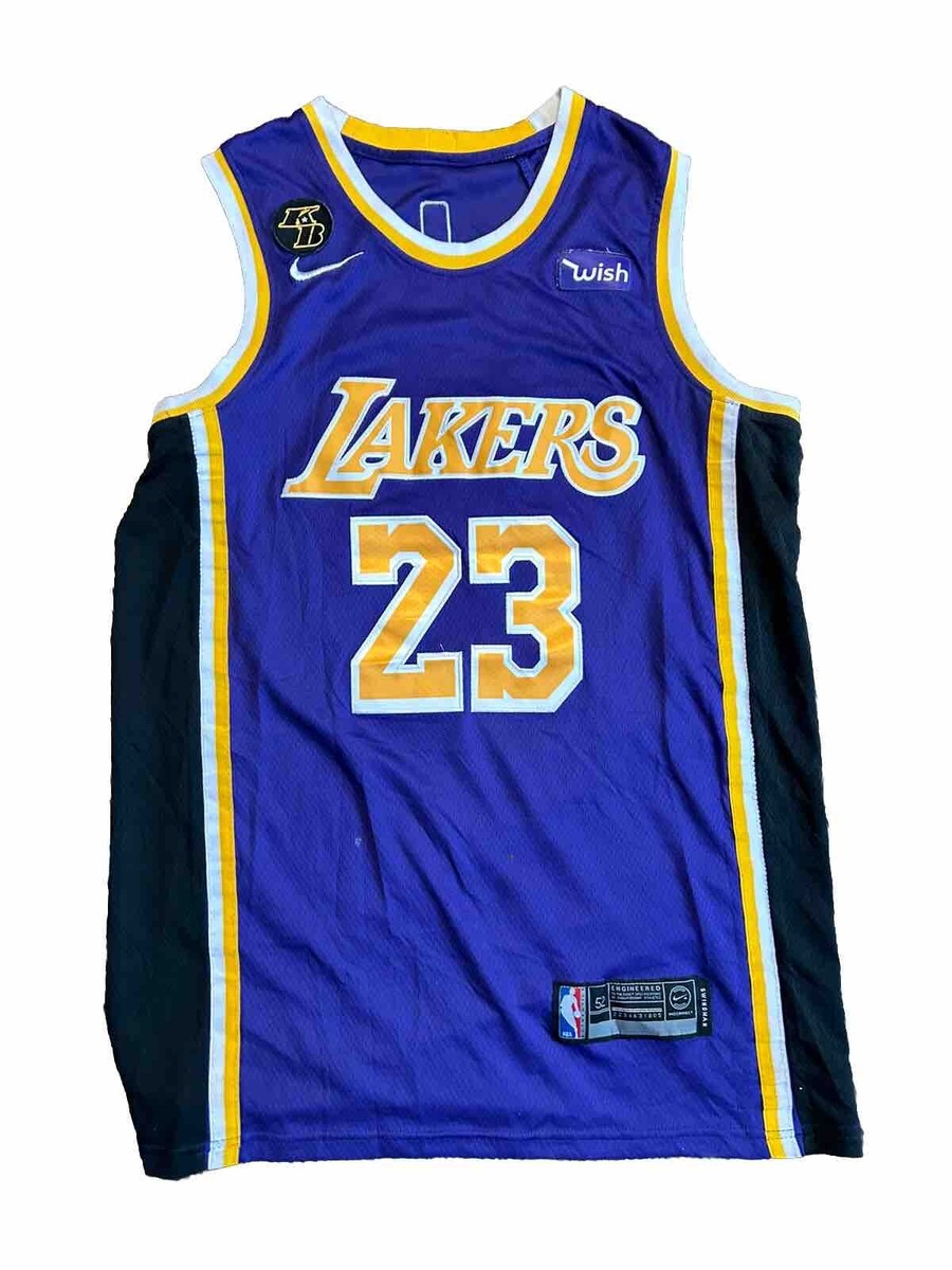 LAKERS JAMES 23 レイカーズ　ユニフォーム Purple Los Angeles Lakers LeBron James 23 Basketball Jersey