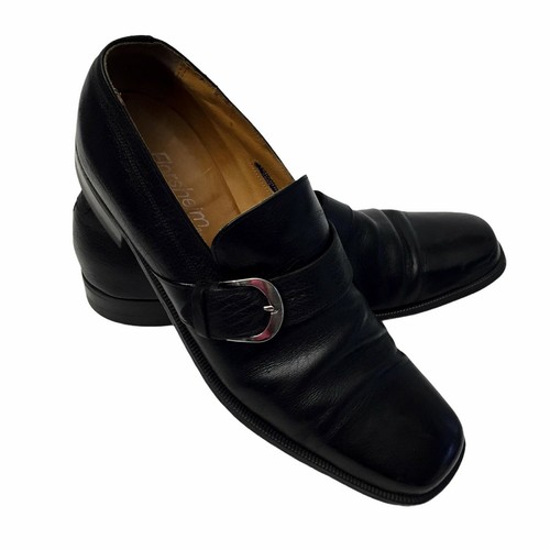 Florsheim Vintage Black Leather Monk 