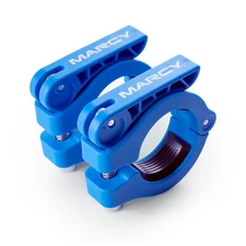 Olympic Barbell Lock Collar Clips to Secure Olympic Weight Plates on Bar | Marcy