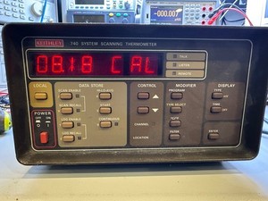 Keithley 740 Scanning System Thermometer with 7402 Thermocouple Module - Working