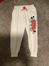 Disney Mickey Mouse  Friends Junior While XL Jogger Sweatpants - NWOT