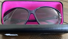 Diane Von Furstenberg Blue Keke DVF560S Sunglasses With Case GREAT CONDITION