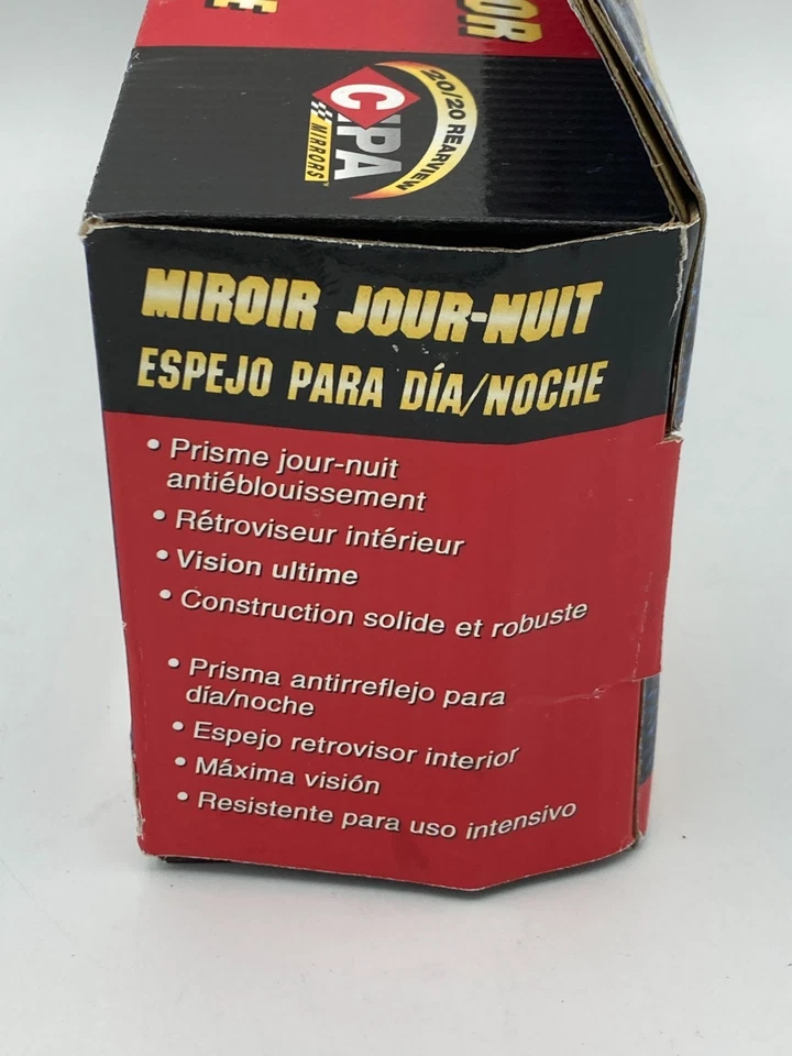 Interior Rear View Mirror CIPA-USA 31000 Day Night Rearview 31000 black W 8" - Image 2 of 4