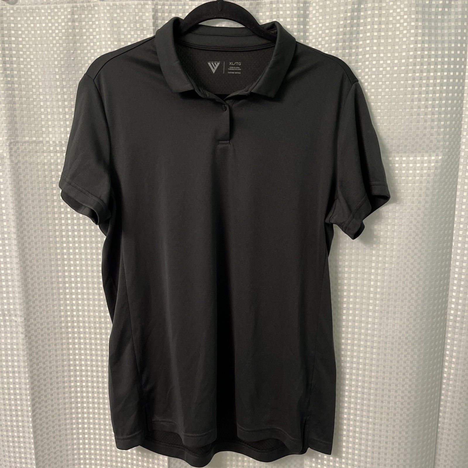 Levelwear Womens XL Black Polo Shirt Excellent Condition FT1