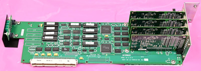 Proteon ProNET CNX 500 Router Quad Serial Card 12-480510-00 Vintage 1992 RS449