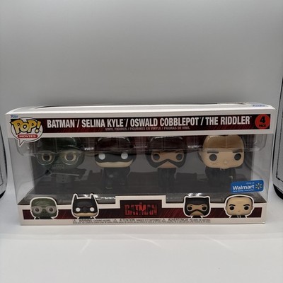 Funko Pop! The Batman 4-Pack Batman, Selina Kyle, Oswald Cobblepot, the Riddler