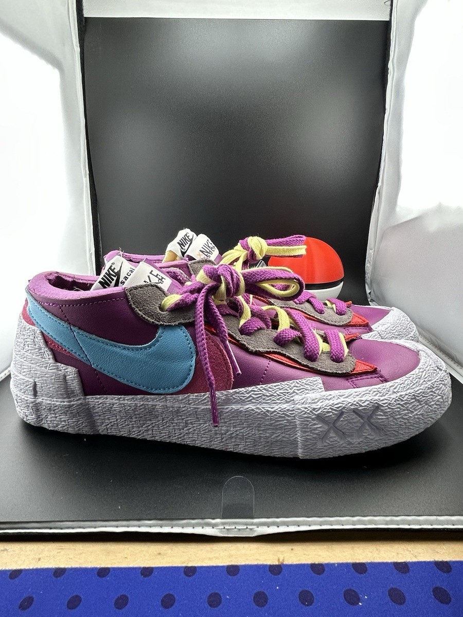 Nike Blazer Low x Sacai x Kaws Purple Dusk Men's US Size (CBMH)